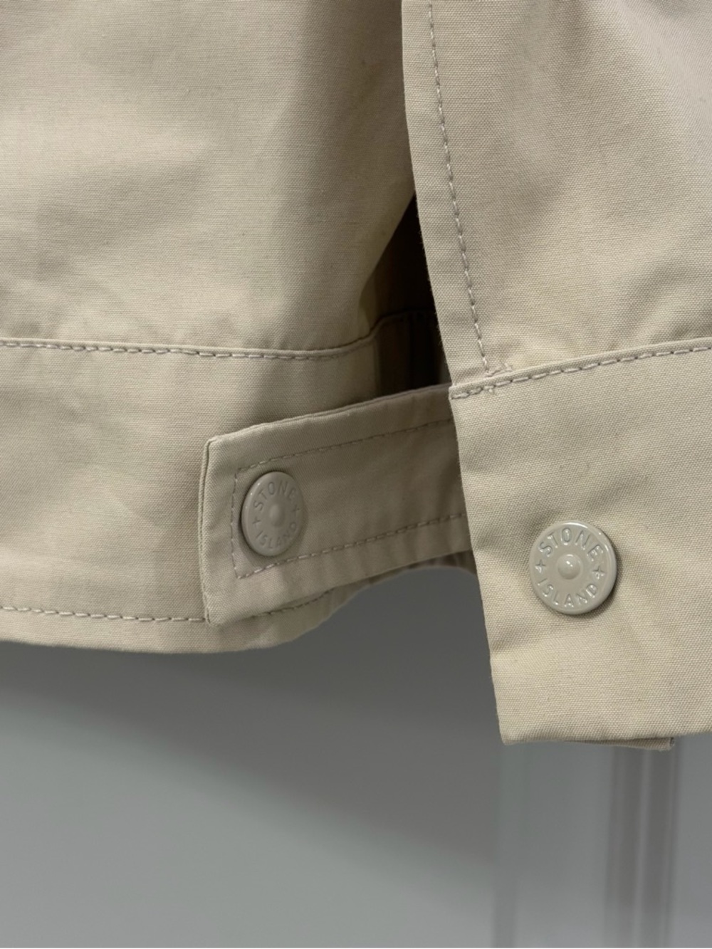 NEW Stone Island Sand Zip Shirt Jacket with Sleeve Badge - Picture 5 of 12